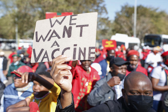 Only a fraction of Africans have received two COVID vaccine shots, compared to those in other parts of the world.