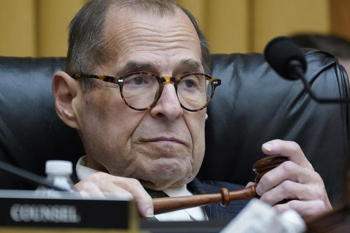 House Judiciary Committee Chair Jerry Nadler, D-N.Y., leads a hearing on the future of abortion rights following the overturning of Roe v. Wade by the Supreme Court on July 14. The House on Tuesday voted to protect same-sex and interracial marriages, a direct confrontation with the Supreme Court.