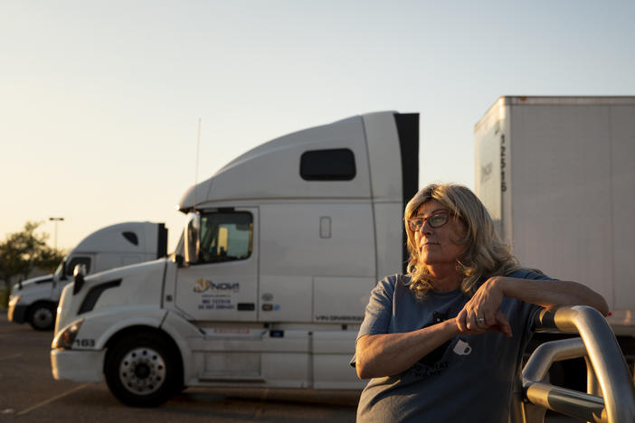 Brandie Diamond describes herself as a "transgender truck driver/chef/Jill-of-all-trades." But her career in trucking began in the mid-1980s, and she hadn't come out as trans back then.