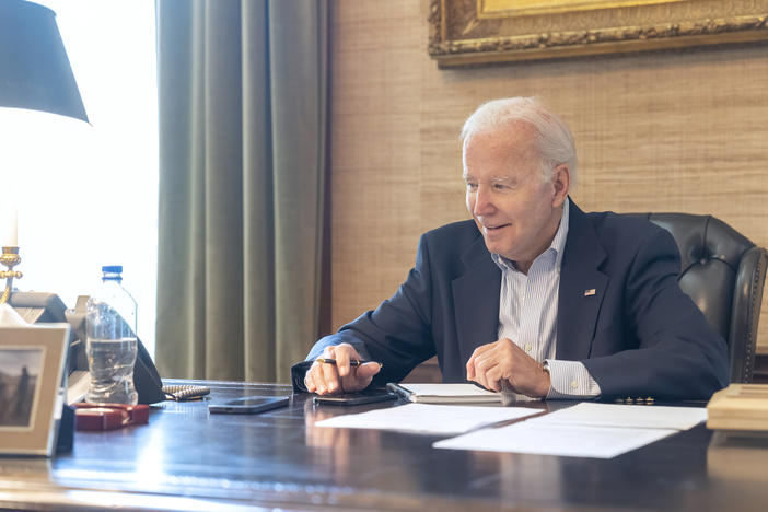 President Biden tested positive for COVID last week and will remain in isolation until Tuesday.