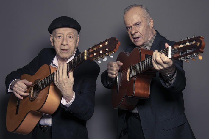 Miguel Peña and Juan Carlos Allende, Los Macorinos. Photo by Alejandra Barragán.