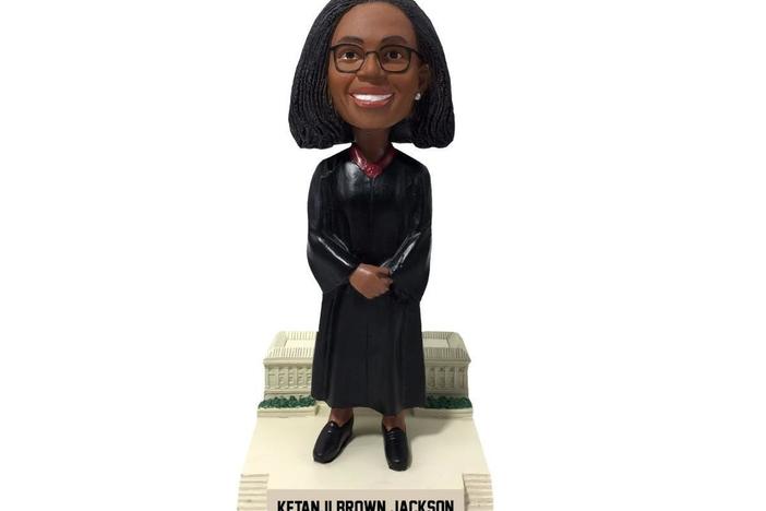 The National Bobblehead Hall of Fame and Museum unveiled its bobblehead of Justice Ketanji Brown Jackson on Friday.