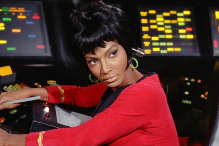 Nichelle Nichols made history for her role as communications officer Lt. Uhura on <em>Star Trek. </em>