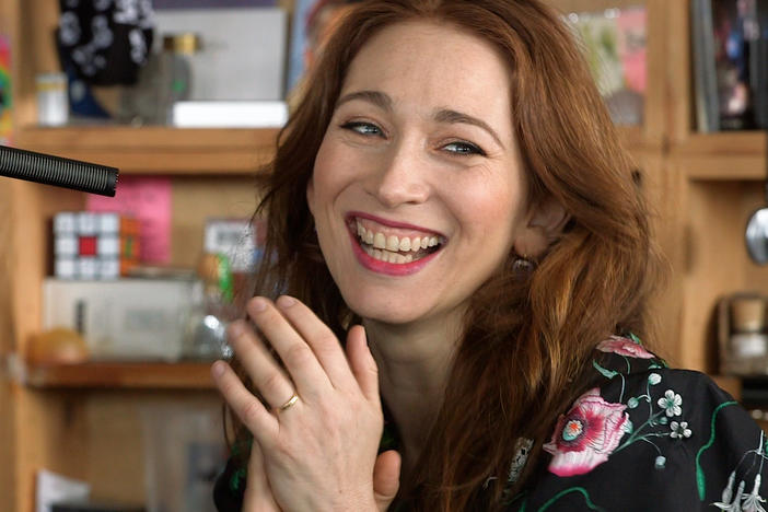 Regina Spektor performs a Tiny Desk concert.