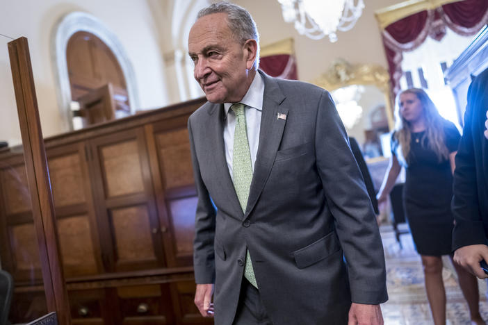 Senate Majority Leader Chuck Schumer (D-N.Y.) said Thursday that the Senate would vote to move forward on the Inflation Reduction Act, the Democrats' package that tackles climate change, prescription drugs and inflation, this weekend.