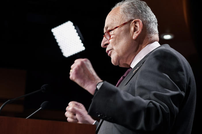 Senate Majority Leader Chuck Schumer (D-N.Y.) said Friday that he believes Democrats have the votes needed to pass their Inflation Reduction Act.