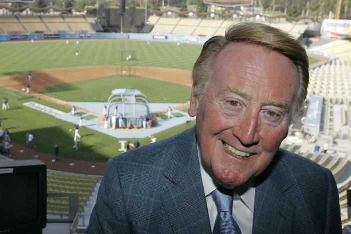 For a half-century, Vin Scully was the broadcast voice of the Dodgers (first in Brooklyn and then Los Angeles). His style and delivery were one of a kind.