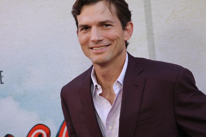 Ashton Kutcher attends the Los Angeles premiere of <em>Vengeance</em> on July 25. The actor revealed he dealt with hearing, vision and balance issues as a result of a rare case of vasculitis three years ago.