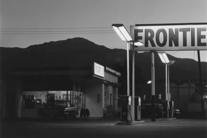 Robert Adams, <em>Pikes Peak, Colorado Springs</em>, 1969 gelatin silver print image: 14 x 14.9 cm (5 1/2 x 5 7/8 in.) Private collection, San Francisco.