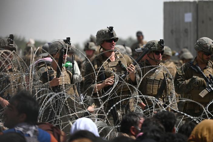 The Kabul airport was a chaotic mess in the weeks leading up the U.S. withdrawal from Afghanistan as Afghans tried to flee the country.