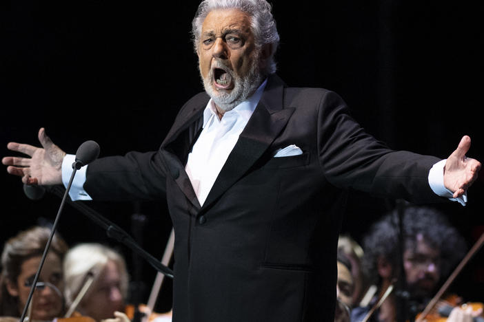 Opera star Plácido Domingo, performing at a concert in Marbella, Spain on July 11.