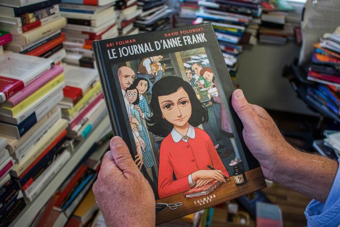 <em>Anne Frank's Diary: The Graphic Adaptation</em> is one of more than 40 books being challenged in the Keller Independent School District.