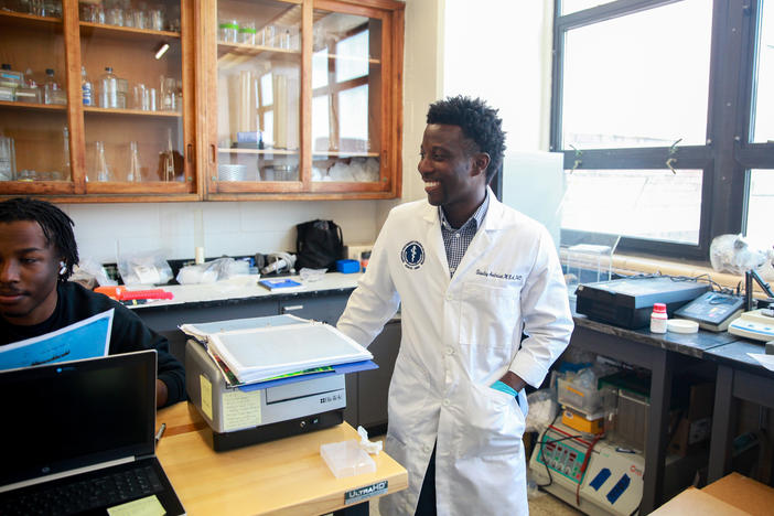 Stanley Andrisse says his 21-year-old self, who was once facing 20 years to life in prison, could never have imagined his life today: Andrisse is now an endocrinologist, scientist and professor at Howard University's College of Medicine. He has a Ph.D., an MBA, and a lab full of students who affectionately call him Dr. Stan.