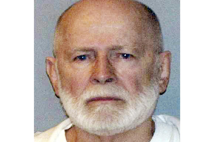 This June 23, 2011, file booking photo provided by the U.S. Marshals Service shows James "Whitey" Bulger. Three men, including a Mafia hitman, have been charged in the killing of Bulger in a West Virginia prison.