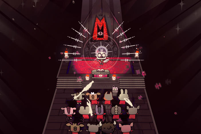 Gameplay from <em>Cult of the Lamb</em>