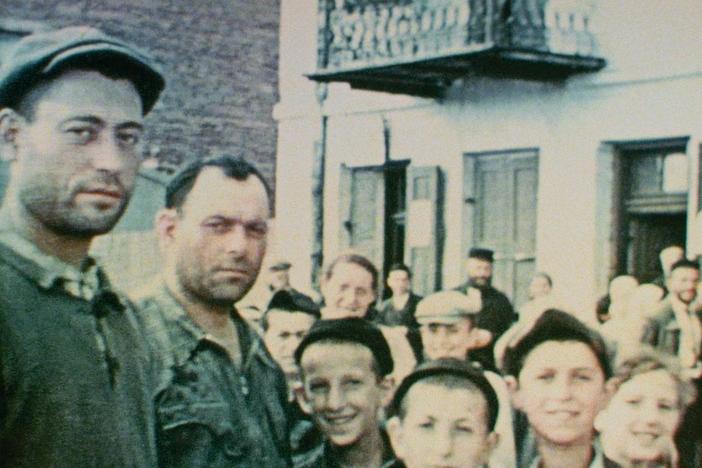 Jewish townspeople of the village of Nasielsk, Poland in 1938.