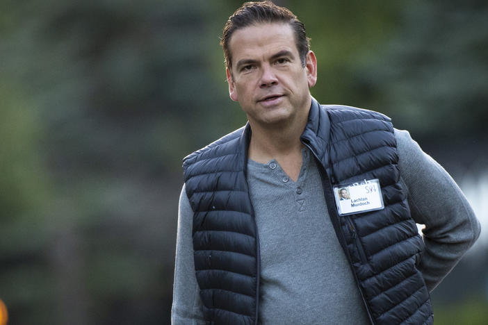 <em></em>Fox Corp. CEO Lachlan Murdoch, shown above in 2019 in Sun Valley, Idaho, is threatening to sue an Australian news site for defamation over a June 29th column about rhetoric on Fox. In the U.S., Fox News is defending itself against two defamation suits, saying "Freedom of the press is foundational to our democracy and must be protected."<em></em>