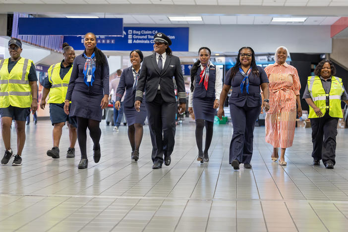 In honor of the 100th anniversary of Bessie Coleman, the first Black woman to earn a pilot's license, American Airlines operated a flight out of Dallas with an all-Black, all-female crew.