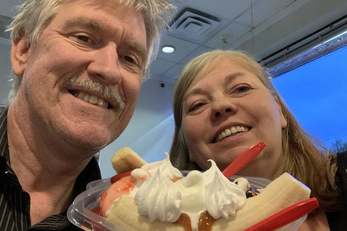 Brad and Susan Wall have been together for 35 years.