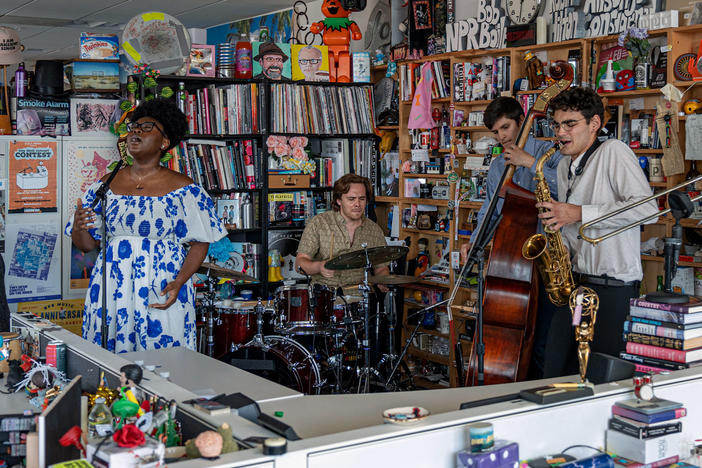 The Juilliard Jazz Ensemble performs a Tiny Desk concert.