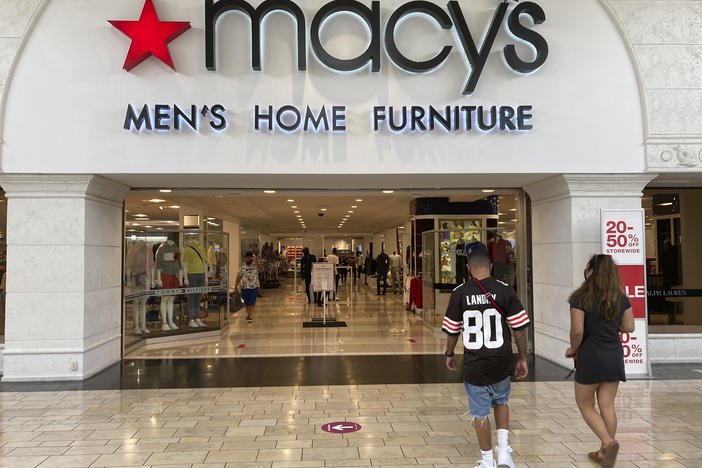 Macy's, the nation's largest department store chain, has scaled back its sales forecast for the year.