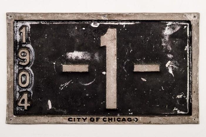 A rare Chicago license plate is up for auction until Sunday.