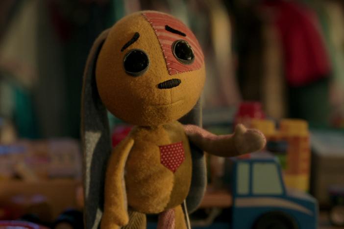 Ollie, voiced by Jonathan Groff, in <em></em><em>Lost Ollie</em> on Netflix.