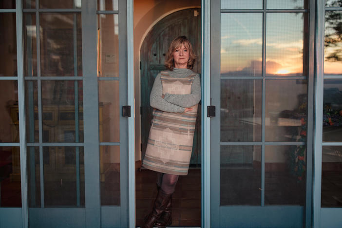 Elaine at her home in Santa Fe.