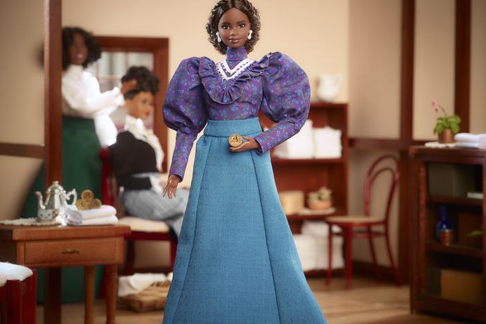 Madam C.J. Walker is the latest woman to join Barbie's Inspiring Women collection. Walker's great-great-granddaughter worked with Barbie to incorporate details from the pioneering businesswoman's life.