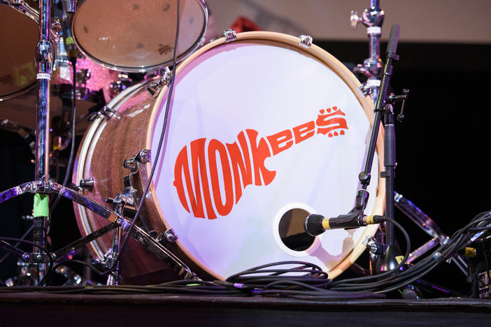 A view of the drumkit during The Monkees performance live on stage on June 1, 2016 in New York City. The last surviving member of the band, Micky Dolenz, sued the FBI in order to get any files on him or his late bandmates.
