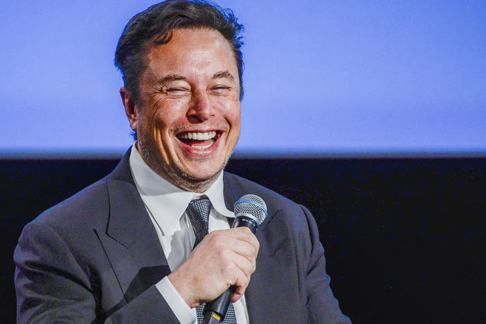 Tesla CEO Elon Musk's legal team argues that allegations by Twitter's ex-security chief give him reason to pull out of his agreement to buy the Twitter. Here, Musk speaks at a meeting of energy, oil and gas executives in Norway on August 29.