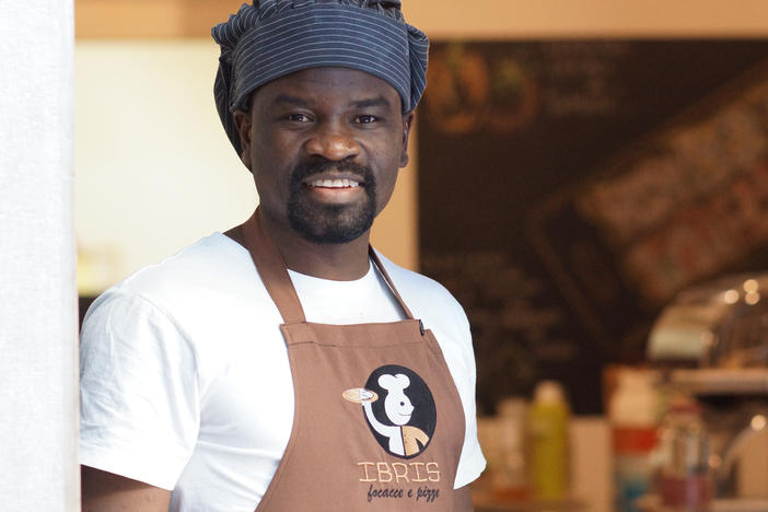 Ibrahim Songne, an immigrant from Burkina Faso, opened a pizza spot called IBRIS in the Italian town of Trento. He overcame local prejudices — and now has been named to a list of the world's top 50 pizzerias.