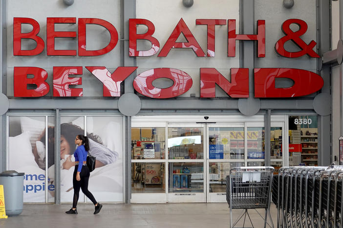 A Bed Bath & Beyond store is seen on June 29 in Miami, Fla.