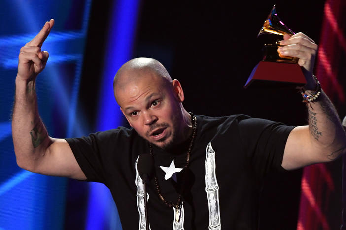 Puerto Rican rapper Residente is known as a leader in Latin American political thought.
