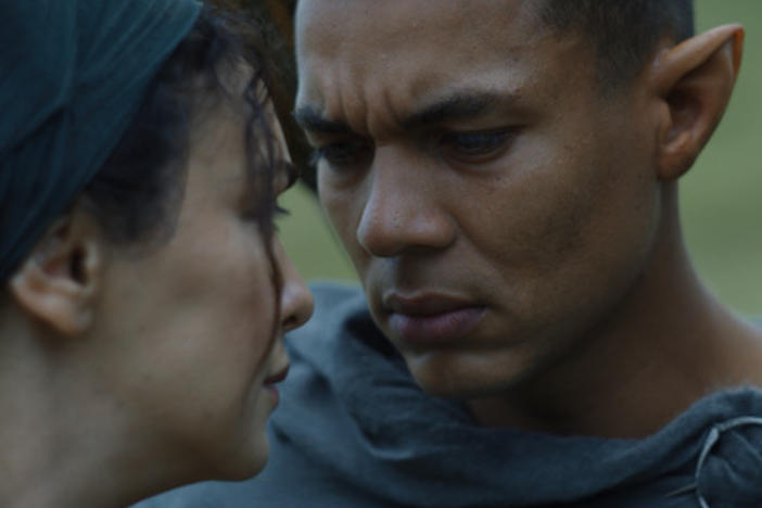 Ismael Cruz Córdova as Elven warrior Arondir in <em>The Lord of the Rings: The Rings of Power</em>.