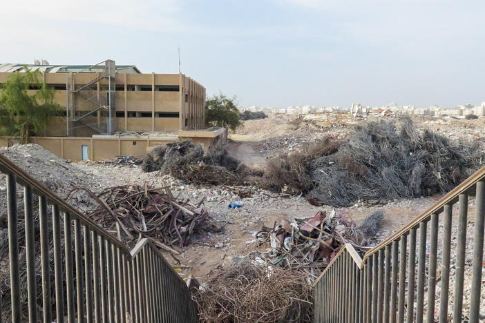 A demolished section of Jeddah, Saudi Arabia, on July 19.