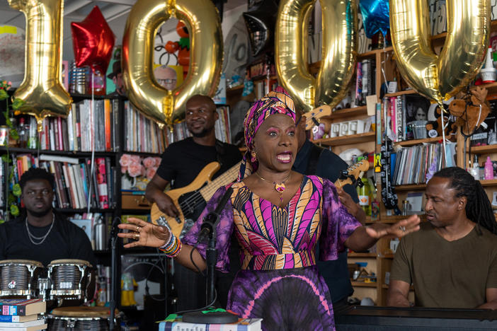 Angélique Kidjo performs a Tiny Desk concert.