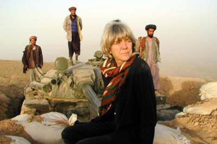 Anne Garrels reporting from Iraq in 2003.
