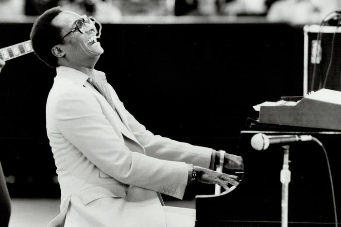 Ramsey Lewis, seen here performing at the Ontario Jazz Festival in 1981, died Monday at his home in Chicago.