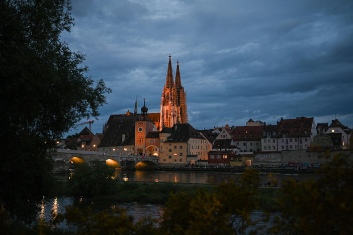 Regensburg Cathedral, where the Regensburger Domspatzen choir performs, on July 14, 2021.