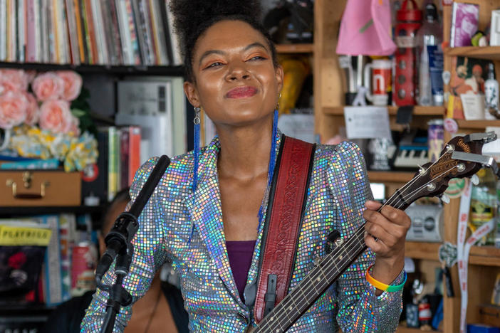 Allison Russell performs a Tiny Desk concert.