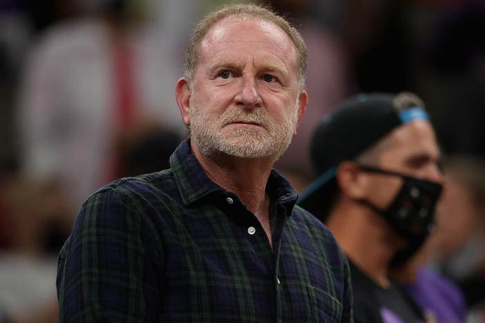 The NBA says Phoenix Suns owner Robert Sarver "engaged in conduct that clearly violated common workplace standards." Sarver is suspended for one-year from team operations and fined $10 million.