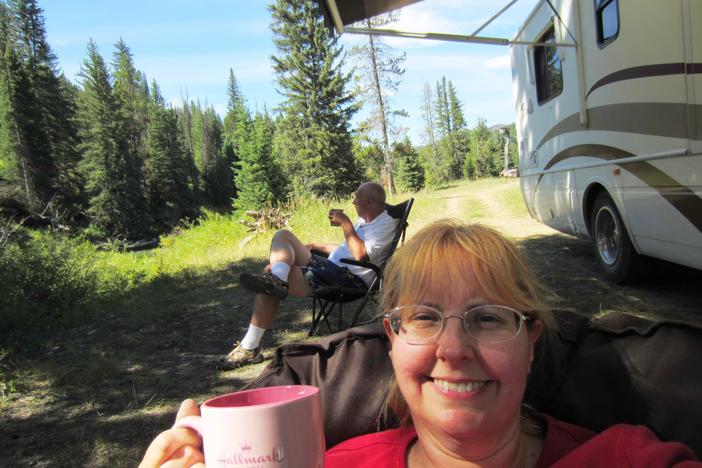 In happier times, Susan Morrison and her husband Calvin liked to vacation in their motor home. But they've had to park it this year because of the high cost of diesel fuel.
