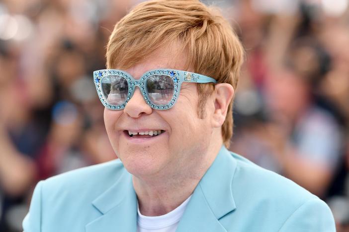 Elton John attends the photocall for the movie "Rocketman" during the 72nd annual Cannes Film Festival on May 16, 2019 in Cannes, France.