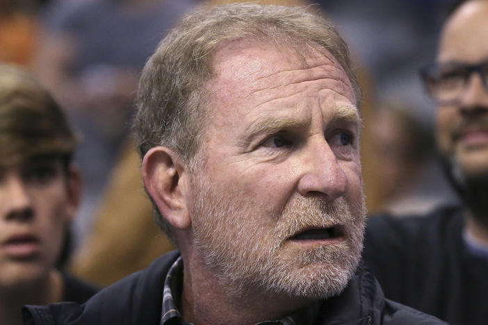 Phoenix Suns and Mercury owner Robert Sarver, pictured in 2019, was suspended last week by the NBA and fined $10 million after an investigation found that he had engaged in what the league called "workplace misconduct and organizational deficiencies." On Wednesday, Sarver announced he plans to sell the teams.