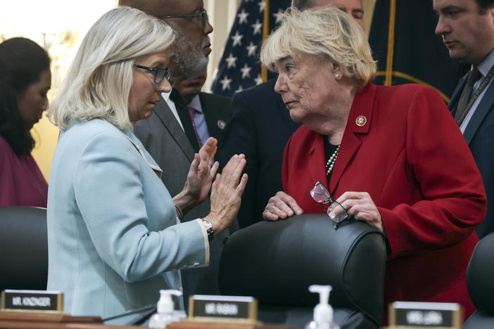 The Presidential Election Reform Act was introduced by Reps. Liz Cheney, R-Wyo. (left), and Zoe Lofgren, D-Calif., both of whom sit on the Democratic-led House committee investigating the Jan. 6, 2021, attack on the U.S. Capitol.