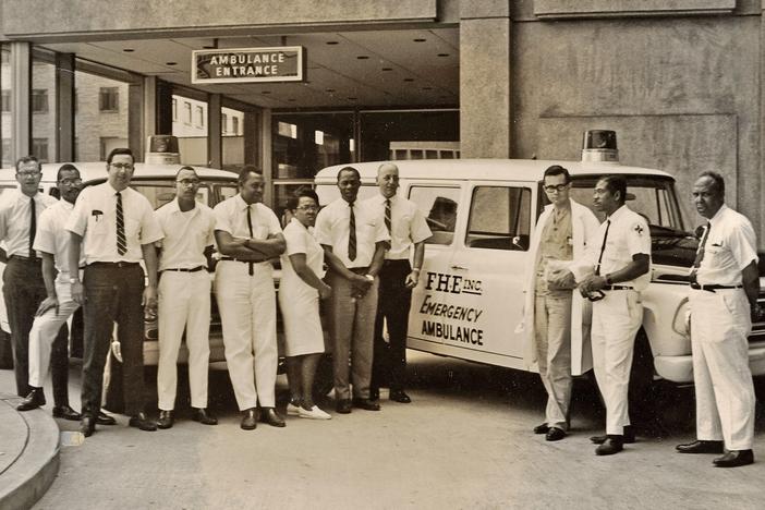 A group shot of Freedom House paramedics.