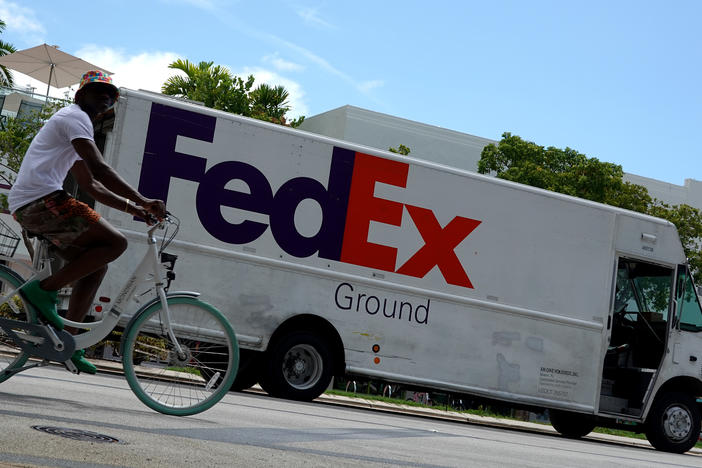 FedEx's stock price sank after it warned investors its performance suffered last quarter.