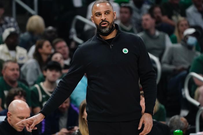 Boston Celtics head coach Ime Udoka is suspended for the entire 2022-2023 season, the team announced late Thursday.