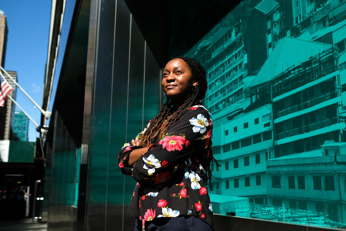 Bupe Sinkala of Zambia was diagnosed with HIV shortly before her wedding, didn't tell her fiance — and later saw her life come tumbling down. With the support of family and a new job as a community health worker, she has found joy. She shared her views on the import of community health work at the U.N. General Assembly this week.